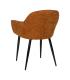 SILLA MARRÓN TEJIDO-METAL CONTRACT 61 X 59,50 X 83 CM