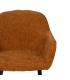 SILLA MARRÓN TEJIDO-METAL CONTRACT 61 X 59,50 X 83 CM
