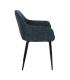 SILLA AZUL TEJIDO-METAL CONTRACT 61 X 59,50 X 83 CM