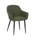 SILLA VERDE TEJIDO-METAL CONTRACT 61 X 59,50 X 83 CM