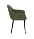 SILLA VERDE TEJIDO-METAL CONTRACT 61 X 59,50 X 83 CM