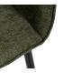 SILLA VERDE TEJIDO-METAL CONTRACT 61 X 59,50 X 83 CM