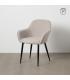 SILLA GRIS TEJIDO-METAL CONTRACT 61 X 59,50 X 83 CM