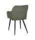 SILLA VERDE TEJIDO-METAL CONTRACT 57 X 43 X 83 CM