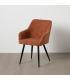 SILLA TERRACOTA TEJIDO-METAL CONTRACT 57 X 43 X 83 CM