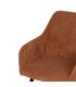 SILLA TERRACOTA TEJIDO-METAL CONTRACT 57 X 43 X 83 CM