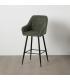 TABURETE VERDE TEJIDO-METAL CONTRACT 54 X 41,50 X 109 CM