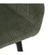 TABURETE VERDE TEJIDO-METAL CONTRACT 54 X 41,50 X 109 CM