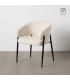 SILLA BLANCO TEJIDO-METAL CONTRACT 60 X 57 X 79 CM