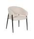 SILLA BLANCO TEJIDO-METAL CONTRACT 60 X 57 X 79 CM