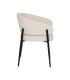SILLA BLANCO TEJIDO-METAL CONTRACT 60 X 57 X 79 CM