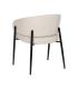 SILLA BLANCO TEJIDO-METAL CONTRACT 60 X 57 X 79 CM
