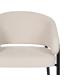 SILLA BLANCO TEJIDO-METAL CONTRACT 60 X 57 X 79 CM