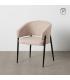 SILLA BEIGE TEJIDO-METAL CONTRACT 60 X 57 X 79 CM