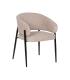 SILLA BEIGE TEJIDO-METAL CONTRACT 60 X 57 X 79 CM