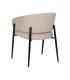 SILLA BEIGE TEJIDO-METAL CONTRACT 60 X 57 X 79 CM