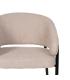 SILLA BEIGE TEJIDO-METAL CONTRACT 60 X 57 X 79 CM