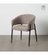 SILLA TAUPE TEJIDO-METAL CONTRACT 60 X 57 X 79 CM