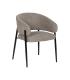 SILLA TAUPE TEJIDO-METAL CONTRACT 60 X 57 X 79 CM