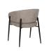 SILLA TAUPE TEJIDO-METAL CONTRACT 60 X 57 X 79 CM