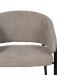 SILLA TAUPE TEJIDO-METAL CONTRACT 60 X 57 X 79 CM