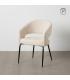 SILLA BLANCO TEJIDO-METAL CONTRACT 57 X 56 X 81 CM