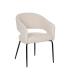 SILLA BLANCO TEJIDO-METAL CONTRACT 57 X 56 X 81 CM