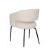 SILLA BLANCO TEJIDO-METAL CONTRACT 57 X 56 X 81 CM