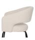 SILLA BLANCO TEJIDO-METAL CONTRACT 57 X 56 X 81 CM