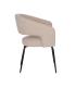 SILLA BEIGE TEJIDO-METAL CONTRACT 57 X 56 X 81 CM