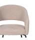 SILLA BEIGE TEJIDO-METAL CONTRACT 57 X 56 X 81 CM
