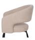 SILLA BEIGE TEJIDO-METAL CONTRACT 57 X 56 X 81 CM