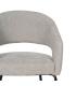 SILLA GRIS TEJIDO-METAL CONTRACT 57 X 56 X 81 CM