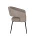 SILLA TAUPE TEJIDO-METAL CONTRACT 57 X 56 X 81 CM