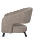 SILLA TAUPE TEJIDO-METAL CONTRACT 57 X 56 X 81 CM