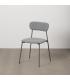 SILLA GRIS TEJIDO-METAL CONTRACT 49 X 47 X 76 CM