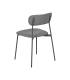 SILLA GRIS TEJIDO-METAL CONTRACT 49 X 47 X 76 CM