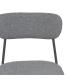 SILLA GRIS TEJIDO-METAL CONTRACT 49 X 47 X 76 CM