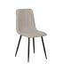 SILLA CREMA TEJIDO-METAL SALÓN 44 X 51 X 88 CM