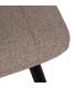 SILLA BEIGE TEJIDO-METAL SALÓN 44 X 51 X 88 CM