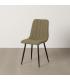 SILLA VERDE TEJIDO-METAL SALÓN 44 X 51 X 88 CM