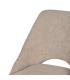 SILLA CREMA TEJIDO-METAL SALÓN 48 X 61 X 85 CM
