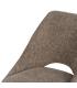 SILLA BEIGE TEJIDO-METAL SALÓN 48 X 61 X 85 CM