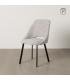 SILLA GRIS TEJIDO-METAL SALÓN 48 X 61 X 85 CM
