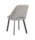SILLA GRIS TEJIDO-METAL SALÓN 48 X 61 X 85 CM