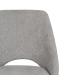 SILLA GRIS TEJIDO-METAL SALÓN 48 X 61 X 85 CM
