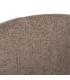 SILLA BEIGE TEJIDO-METAL SALÓN 53 X 53 X 77 CM