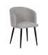 SILLA GRIS TEJIDO-METAL SALÓN 53 X 53 X 77 CM