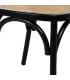 SILLA NEGRO MADERA DE OLMO CONTRACT 44,50 X 41,50 X 89 CM