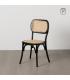 SILLA NEGRO MADERA DE OLMO CONTRACT 45 X 41 X 88 CM